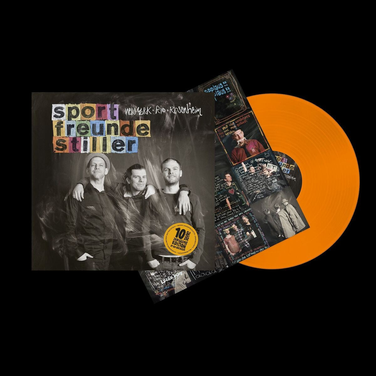 Sportfreunde Stiller New York, Rio, Rosenheim Limitierte Nummerierte Orange Vinyl LP 338033